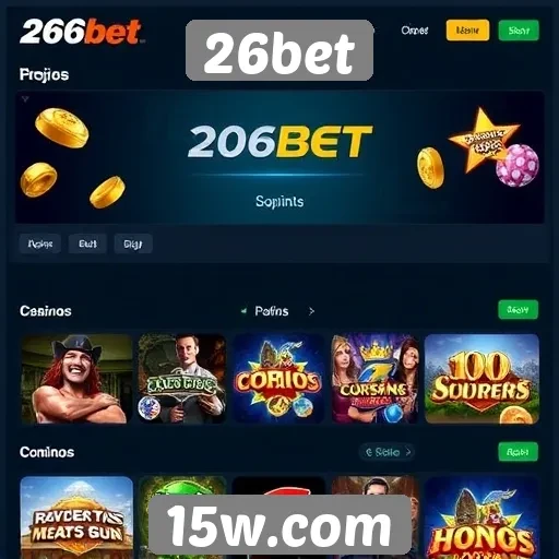 Avaliação das opções de jogos no 26bet