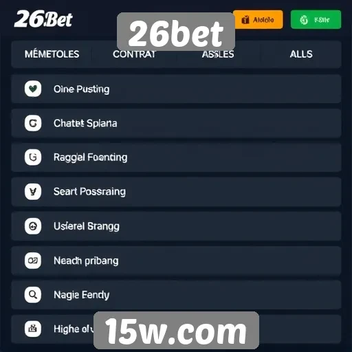 Métodos de pagamento disponíveis no 26bet